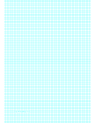 Printable Graph Paper with six lines per inch on A4-sized paper