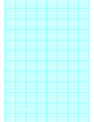 Printable Graph Paper with eight lines per inch and heavy index lines on A4-sized paper