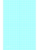 Printable Graph Paper with twelve lines per inch on ledger-sized paper