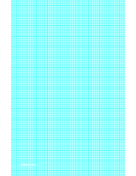 Printable Graph Paper with sixteen lines per inch and heavy index lines on ledger-sized paper