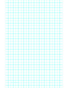 Printable Graph Paper with two lines per inch and heavy index lines on ledger-sized paper