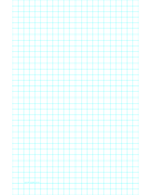 Printable Graph Paper with two lines per inch on ledger-sized paper