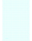 Printable Graph Paper with three lines per inch on ledger-sized paper