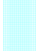 Printable Graph Paper with six lines per inch on ledger-sized paper