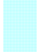 Printable Graph Paper with seven lines per inch and heavy index lines on ledger-sized paper