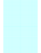 Printable Graph Paper with seven lines per inch on ledger-sized paper