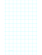 Printable Graph Paper with one line per inch on legal-sized paper