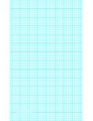 Printable Graph Paper with ten lines per inch and heavy index lines on legal-sized paper