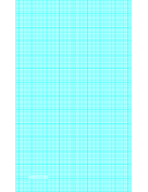 Printable Graph Paper with sixteen lines per inch and heavy index lines on legal-sized paper