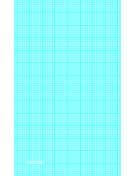 Printable Graph Paper with eighteen lines per inch and heavy index lines on legal-sized paper