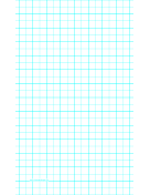 Printable Graph Paper with two lines per inch and heavy index lines on legal-sized paper