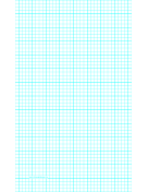 Printable Graph Paper with four lines per inch and heavy index lines on legal-sized paper