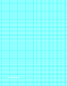 Printable Graph Paper with eighteen lines per inch and heavy index lines on letter-sized paper