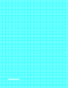 Printable Graph Paper with one line per millimeter and centimeter index lines on letter-sized paper