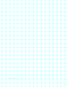 Printable Graph Paper with two lines per inch on letter-sized paper