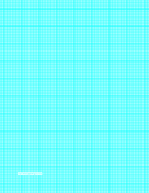 Printable Graph Paper with twenty two lines per inch and heavy index lines on letter-sized paper