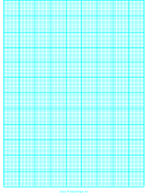 Printable Graph Paper with one line every 2 mm and heavy index lines every tenth line on A4 paper