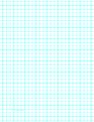 Printable Graph Paper with three lines per inch and heavy index lines on letter-sized paper