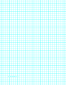 Printable Graph Paper with four lines per inch and heavy index lines on letter-sized paper