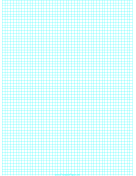 Printable Graph Paper with one line every 4 mm on A4 paper