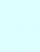 Printable Graph Paper with five lines per inch on letter-sized paper