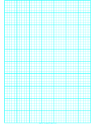 Printable Graph Paper with one line every 2 mm and heavy index lines every fifth line on A4 paper