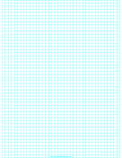 Printable Graph Paper with one line every 5 mm on A4 paper