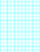 Printable Graph Paper with six lines per inch on letter-sized paper