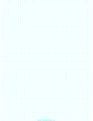 Printable Hexagon Graph Paper with half-cm spacing on letter-sized paper