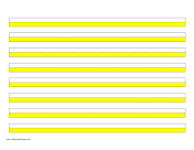 Printable Highlighter Paper - Yelllow - 6 Narrow Lines