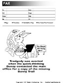 Easter fax cover sheet