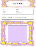 Kids Fun fax cover sheet