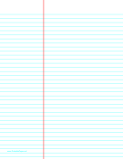 Printable Law Ruled Paper