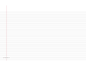 Printable Lined Paper narrow-ruled on ledger-sized paper in landscape orientation