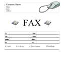 Mouse and Floppy Disks fax cover sheet