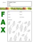 Nature fax cover sheet