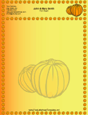 Pumpkin Letterhead