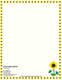 Sunflower Letterhead