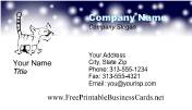 Night Cat business card