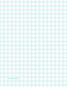 Printable Octagon Graph Paper with 1/2-inch spacing on letter-sized paper