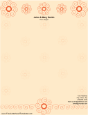 Stylized Floral Letterhead