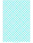 Printable Graph Paper for Quilting with 1 Line per cm ruled diagonally