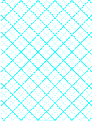 Printable Graph Paper for Quilting with 2 Lines per inch and heavy index lines