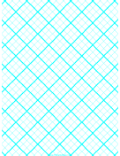 Printable Graph Paper for Quilting with 3 Lines per inch and heavy index lines