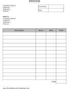 Service Invoice Template