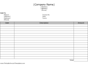 Simple Invoice Template