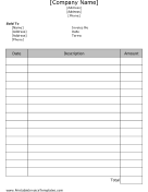 Simple Invoice Template