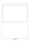 Printable Storyboard with 1x1 grid of 3:2 (35mm photo) screens on A4 paper