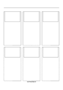 Printable Storyboard with 3x2 grid of 3:2 (35mm photo) screens on A4 paper