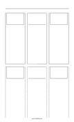 Printable Storyboard with 2x3 grid of 3:2 (35mm photo) screens on legal paper